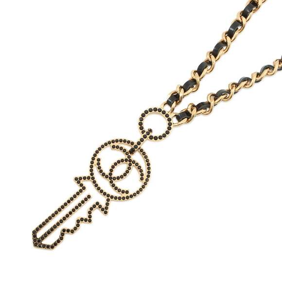CHANEL Jewelry - CHANEL Gold Logo Necklace